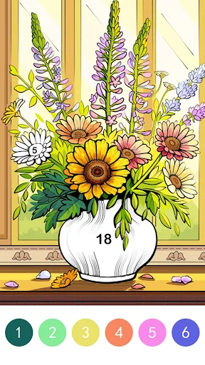 Gameplay screenshot 4 from Pop Color - Paint by number - Board game